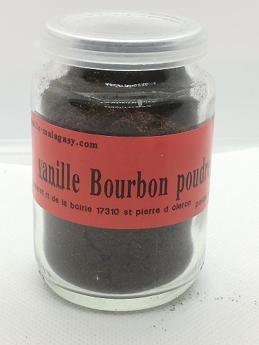 Vanille Bourbon poudre 100% - Vanille Malagasy - Vente d'épices en ligne